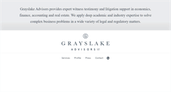 Desktop Screenshot of grayslakeadvisors.com